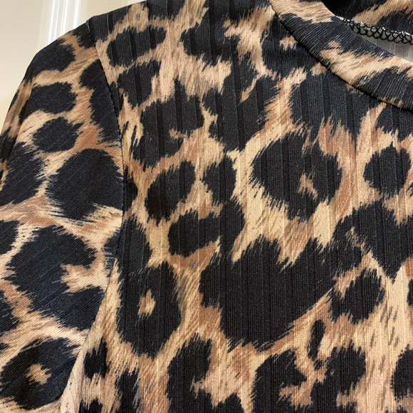 NWT-ASOS New Look midi tunic dress in leopard print - Picture 5 of 6